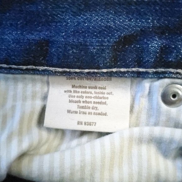 Decree Boyfriend Crop Capri Jeans Destroyed Distressed 7 - Picture 12 of 12